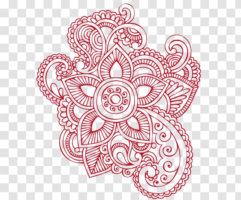 Tattoo Mehndi Paisley Henna - Idea Transparent PNG