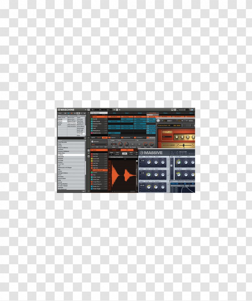 Native Instruments Maschine Mikro MK2 Musical DJ Controller - Heart Transparent PNG