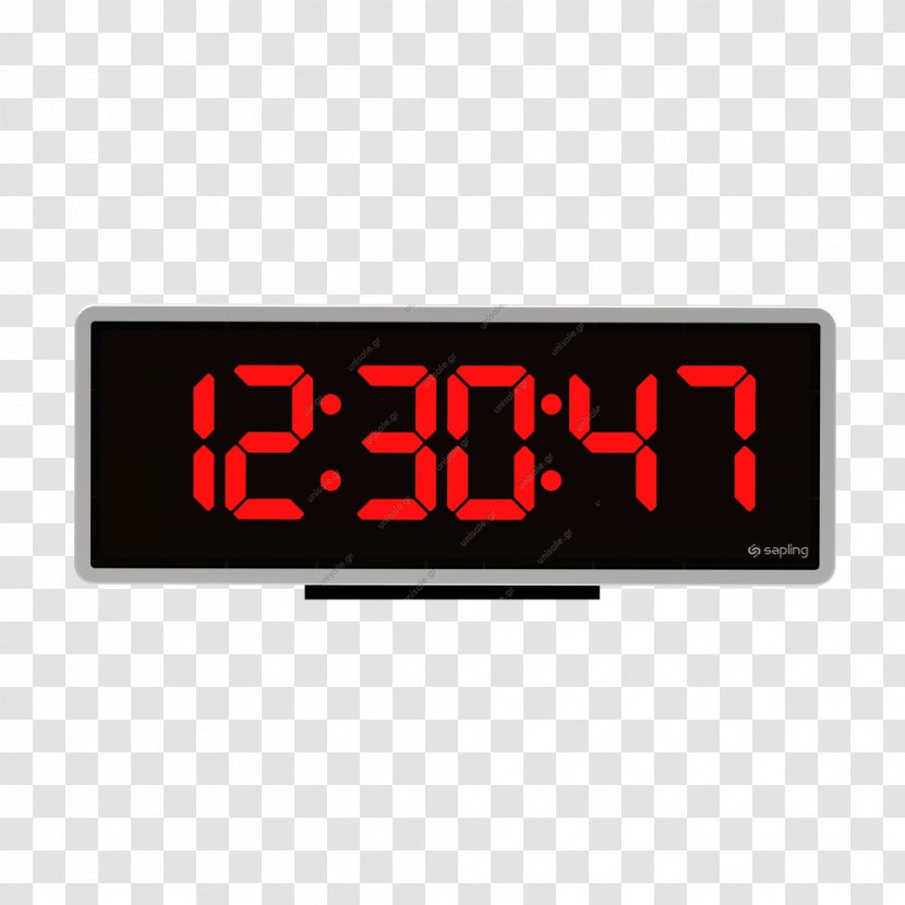 T. UNISALE I.K.E. Digital Clock Display Device Alarm Clocks - Time Transparent PNG