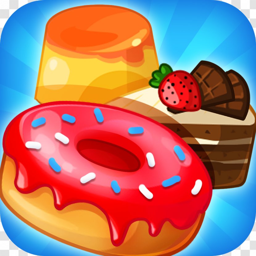 Donuts - Sweetness - Yummy Burger Mania Game Apps Transparent PNG