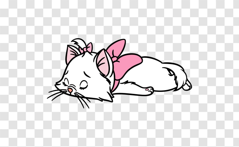 Whiskers Cat Sticker Telegram VKontakte - Rabbit Transparent PNG