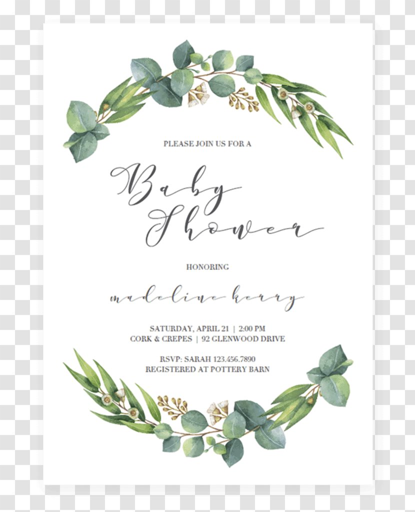 Wedding Invitation Template Microsoft Word Table Calligraphy - Flower - Baby Shower Transparent PNG