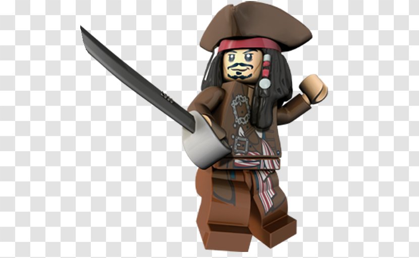 Jack Sparrow Lego Pirates Of The Caribbean: Video Game At World's End Hector Barbossa - Pirate - Caribbean Transparent PNG
