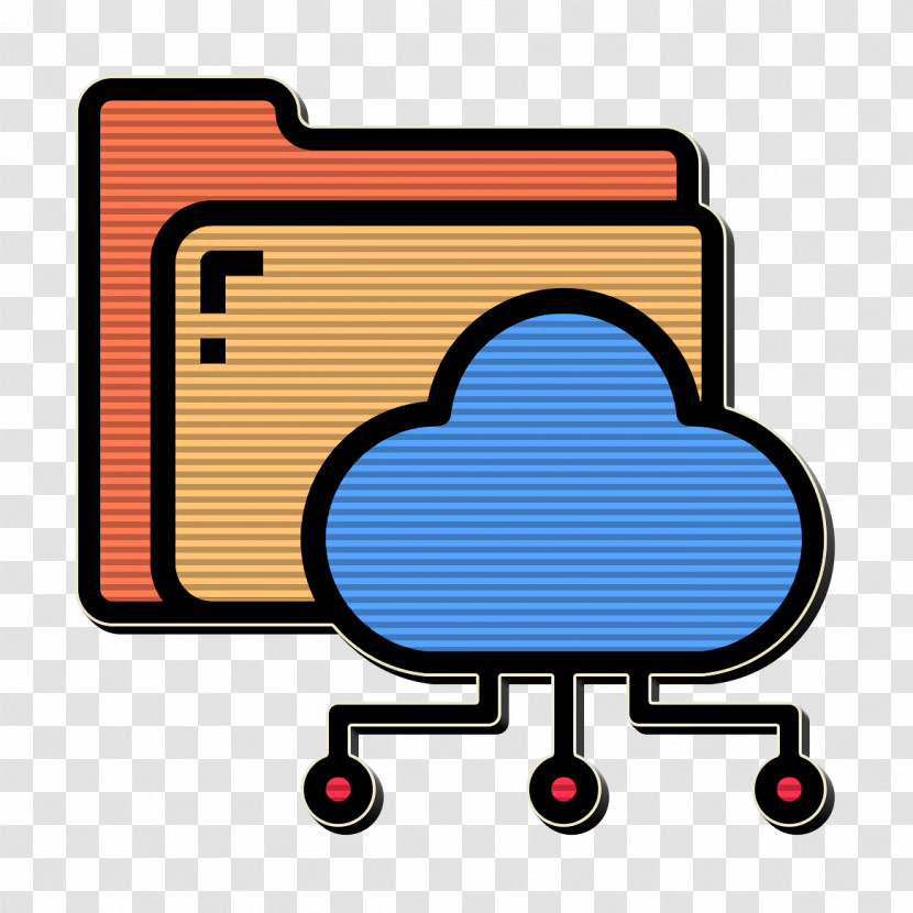Folder And Document Icon Upload Icon Cloud Storage Icon Transparent PNG