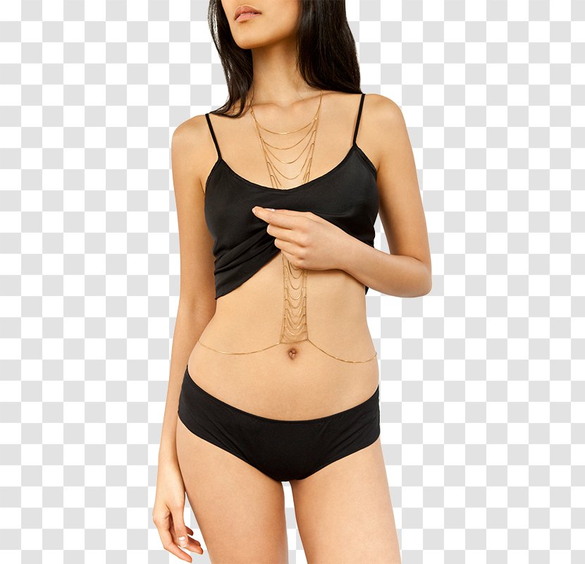 Waist Jewellery Belly Chain Human Body - Silhouette Transparent PNG