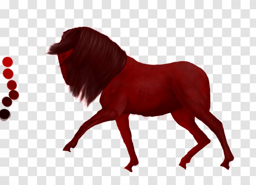 Mustang Stallion Pack Animal Character Halter - Cartoon Transparent PNG