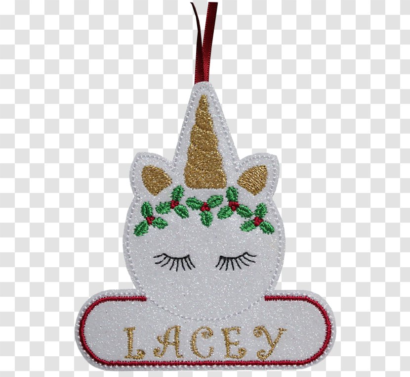 Christmas Ornament Machine Embroidery Appliqué Gift - Titania Transparent PNG