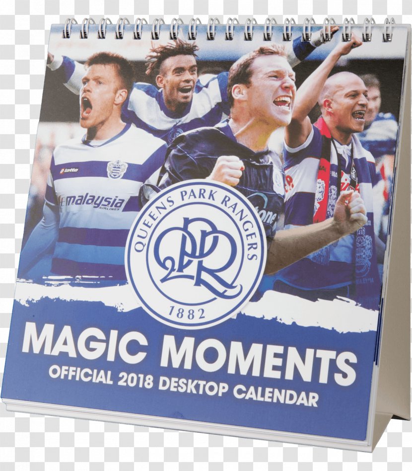 Queens Park Rangers F.C. EFL Championship Wall Decal Football Poster - Advertising - Fashion Desk Calendar Transparent PNG