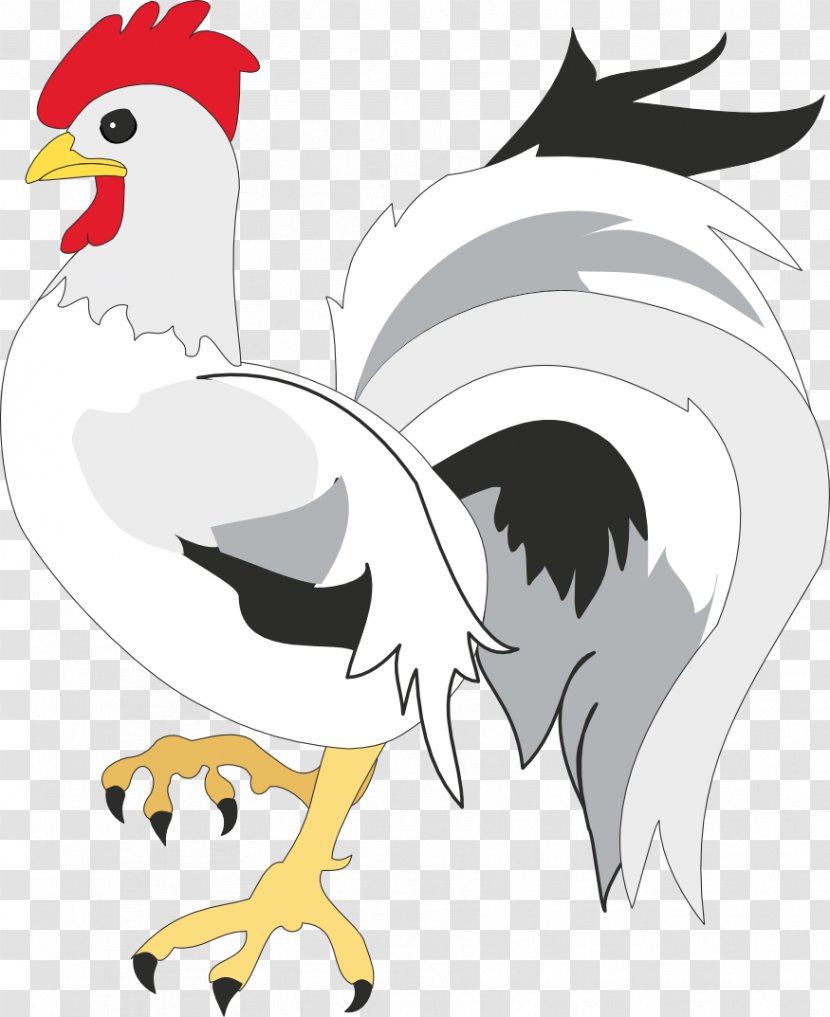 Rooster Clip Art - Poultry - Fictional Character Transparent PNG