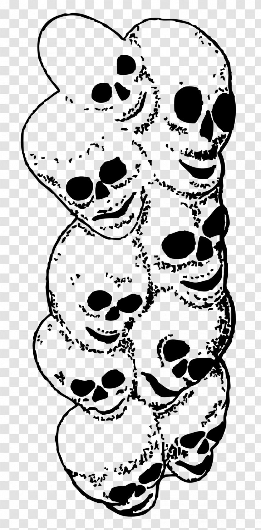 Skull Drawing Clip Art - Skeleton Transparent PNG