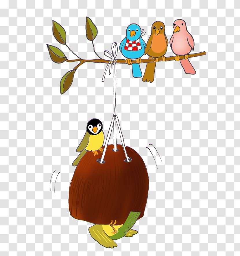 Bird Feeding Drawing Autumn Clip Art - Winter - Wind Transparent PNG