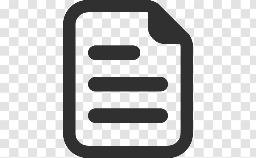 Angle Text Symbol - Black And White - Document Transparent PNG