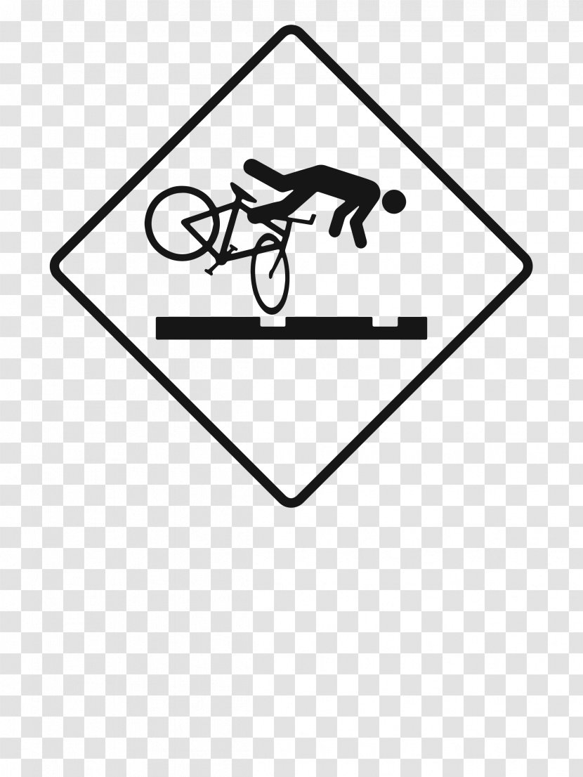 Bicycle Safety Cycling Warning Sign Traffic - City Transparent PNG