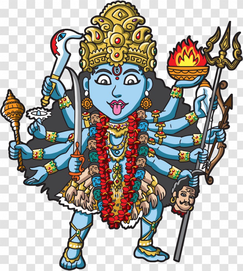 Kali Shiva Hinduism Devi Clip Art - Hindu God Transparent PNG