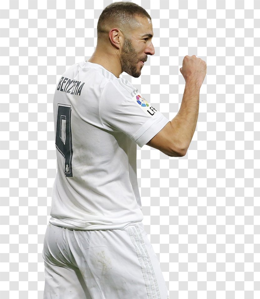 Karim Benzema Real Madrid C.F. Football Player - T Shirt - REAL MADRID Transparent PNG