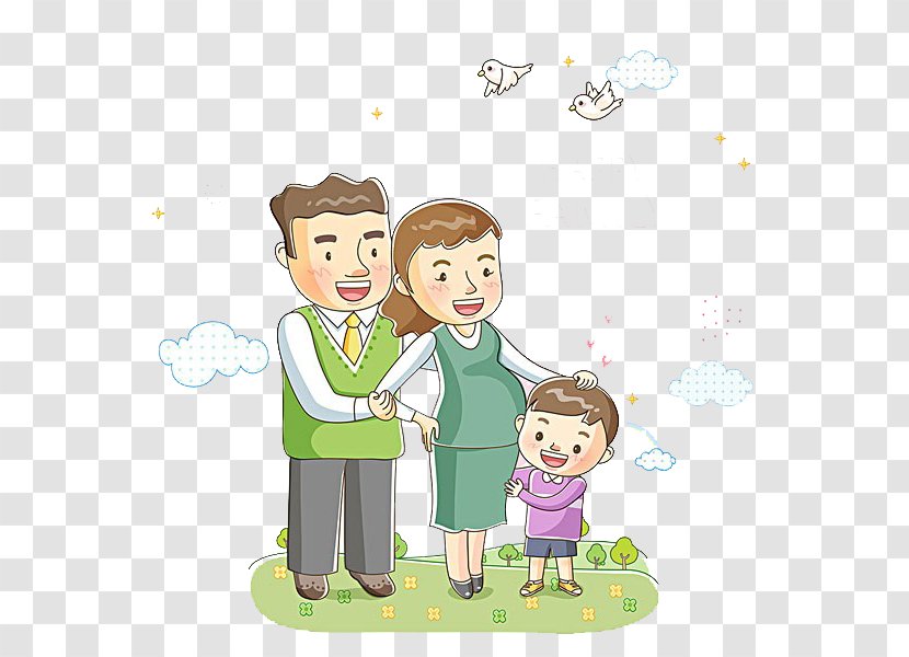 Child Stock Illustration Parent - Flower - Parents And Children Walk Transparent PNG