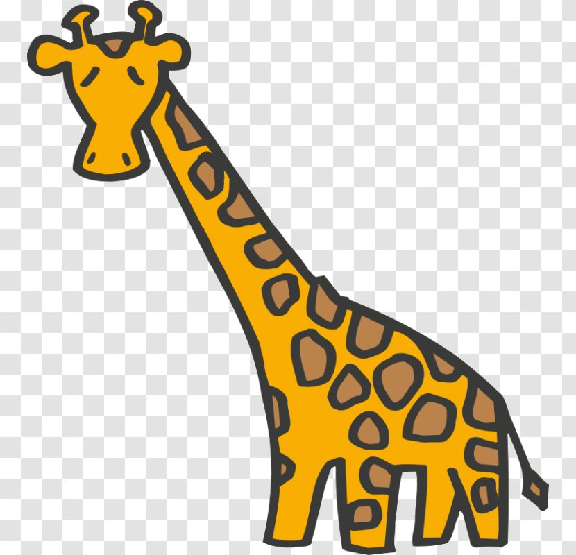 Baby Giraffes Felidae Drawing Clip Art - Mammal - Giraffe Transparent PNG
