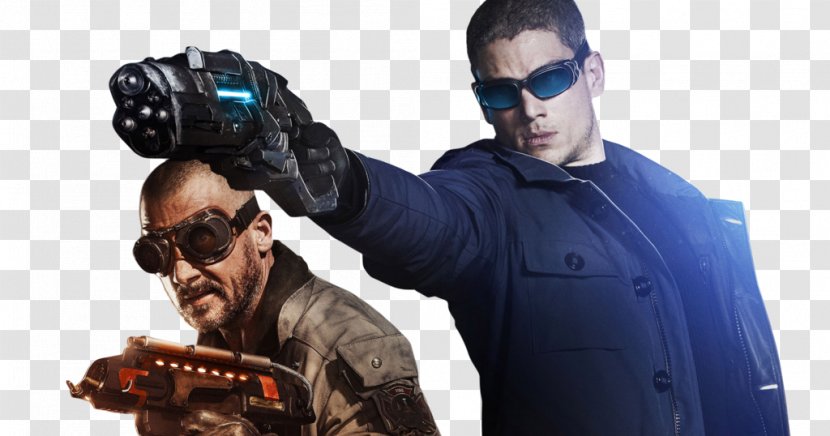 Heat Wave Captain Cold Superman Rogues Television - Eyewear Transparent PNG