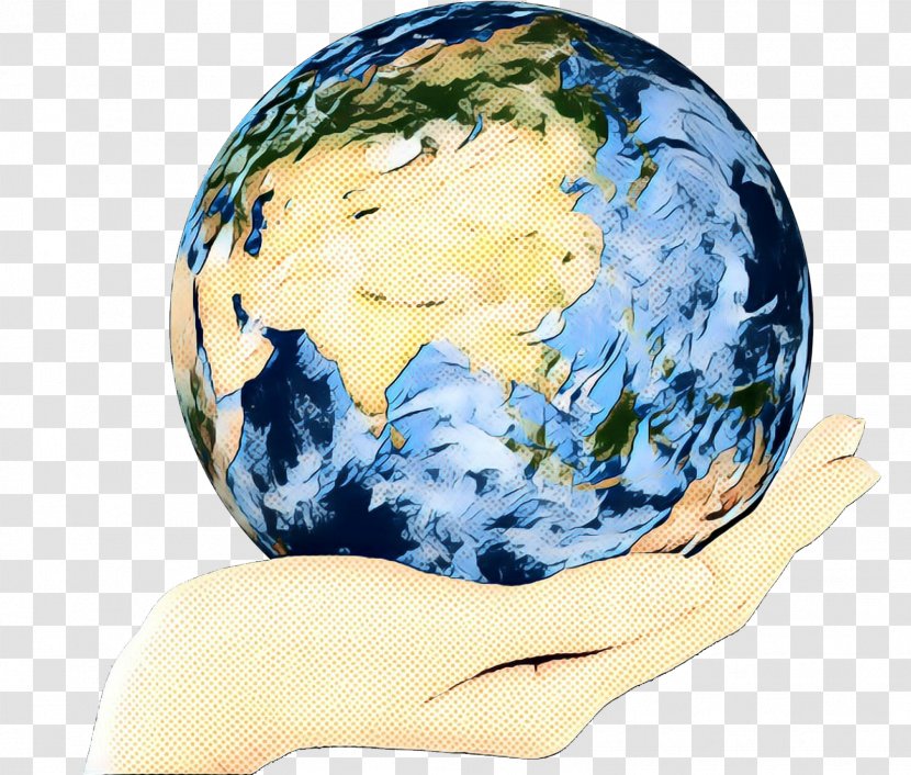 Earth Cartoon - Interior Design Paperweight Transparent PNG