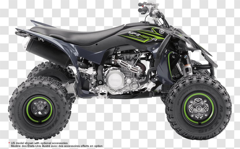Yamaha Motor Company Raptor 700R YFZ450 All-terrain Vehicle Motorcycle - Spaceport Cycles Transparent PNG