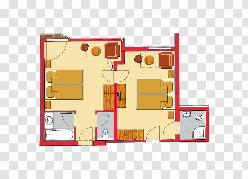 Floor Plan Square Meter - Design Transparent PNG