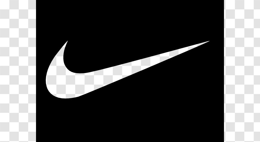 Logo Brand Black And White Wallpaper - Monochrome - Swoosh Cliparts Transparent PNG