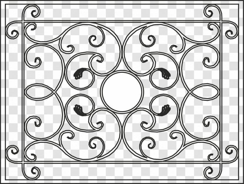 Iron Railing Fence - Home Fencing - European Transparent PNG