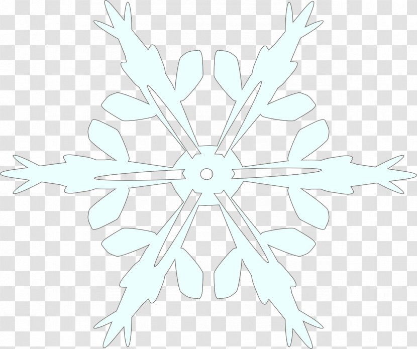 Line Art Symmetry Pattern - Snowflakes Transparent PNG