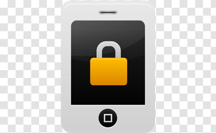 Lock Hardware Accessory Yellow - Mobile Phone - Smartphone Transparent PNG
