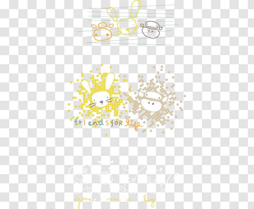 Cartoon Clip Art - Yellow - Monkey Shading Background Material Transparent PNG
