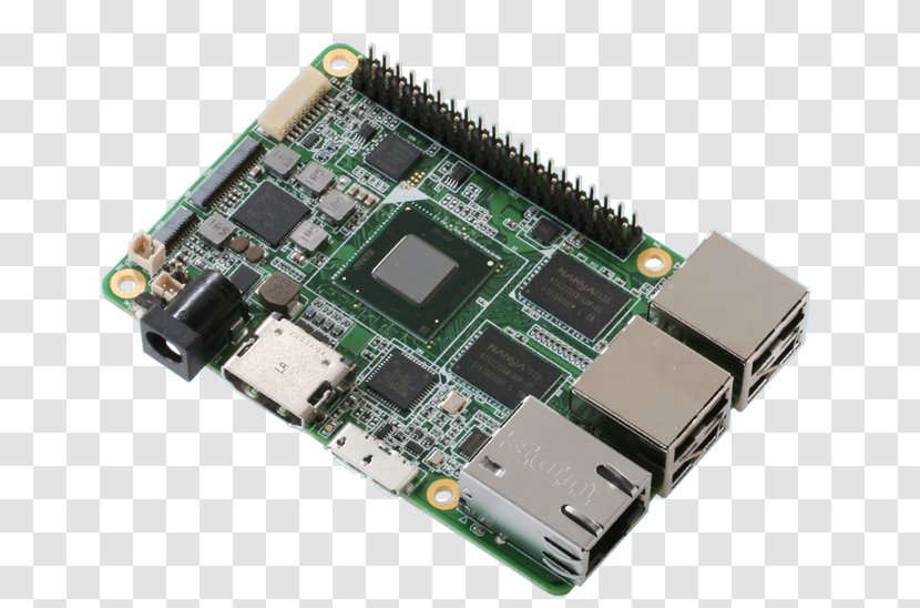 Single-board Computer Raspberry Pi Multi-core Processor Intel Atom - Microcontroller Transparent PNG