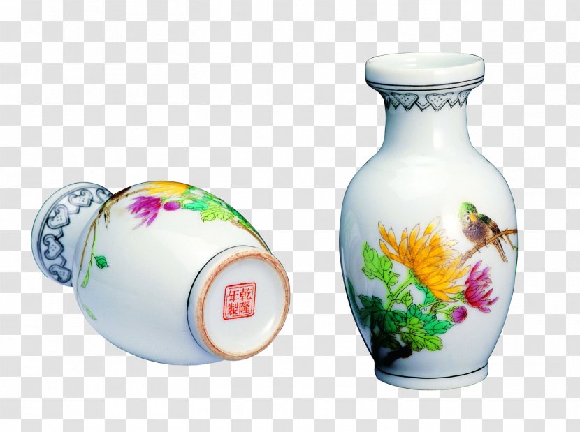 Antique Porcelain Vase Transparent PNG