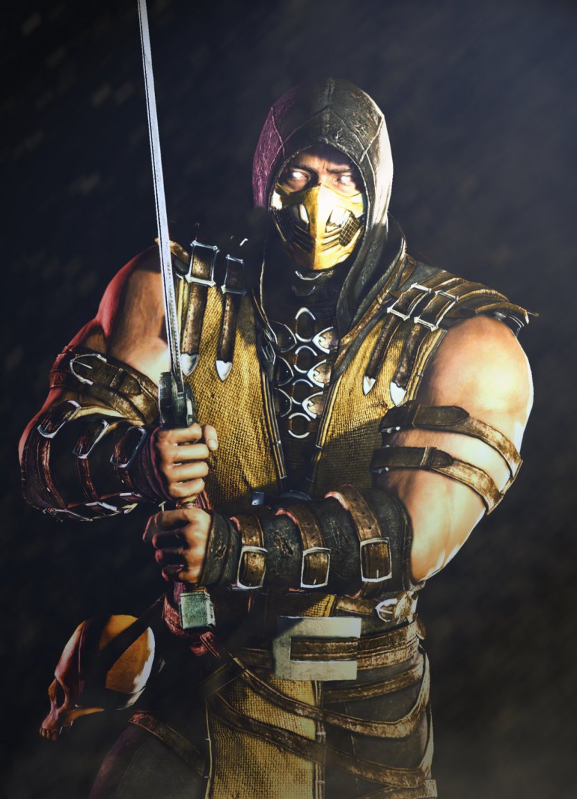Mortal Kombat X Garry's Mod Sub-Zero Scorpion - Armour Transparent PNG