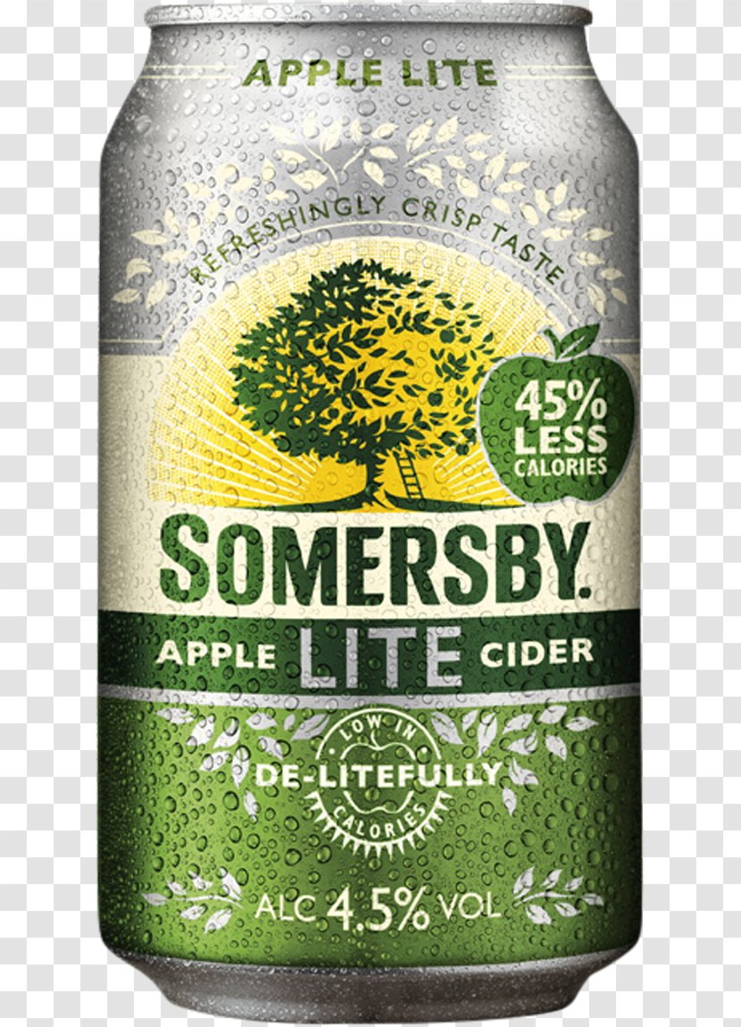 Beer Somersby Cider Calorie Apple - Finnish Language Transparent PNG