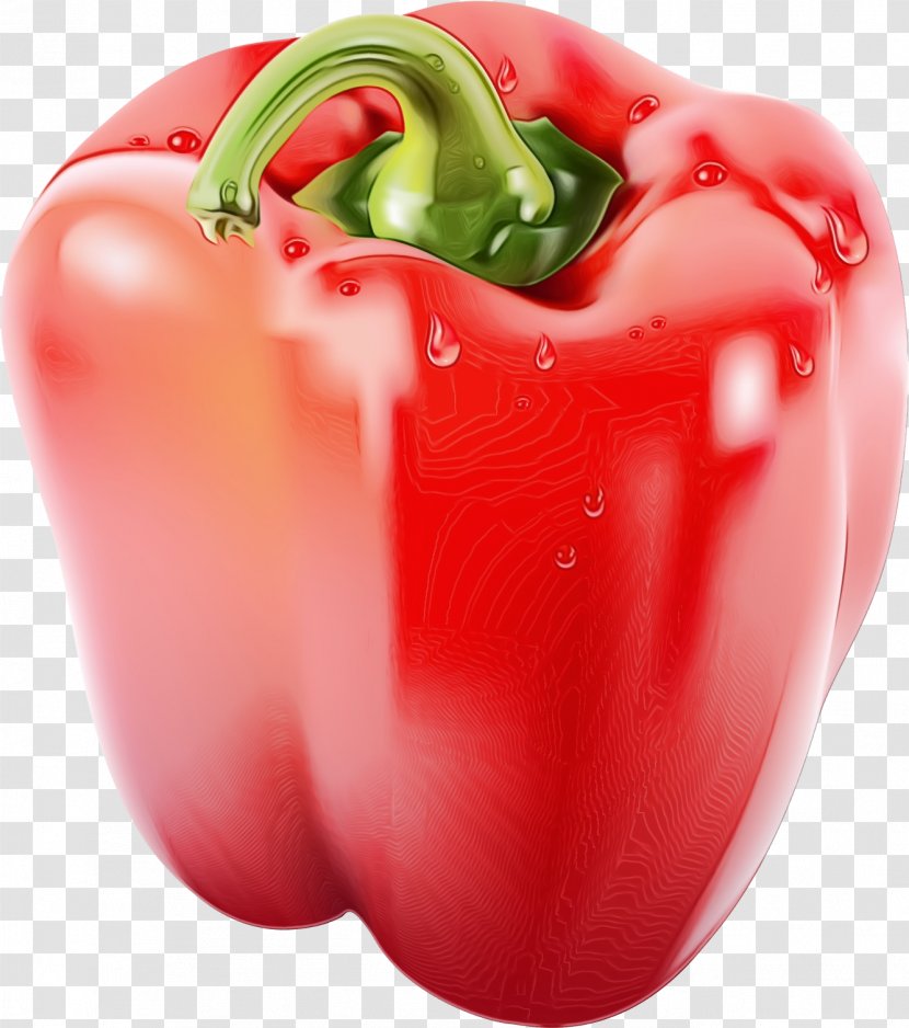 Natural Foods Bell Pepper Pimiento Red Peppers And Chili - Food Paprika Transparent PNG