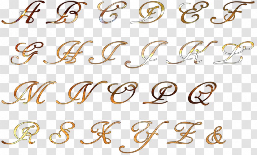 Calligraphy Material Body Jewellery Line Font - Text Transparent PNG