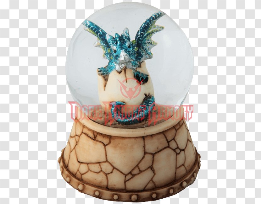Snow Globes Dome Figurine Dragon Ceramic - Ice Crack Transparent PNG