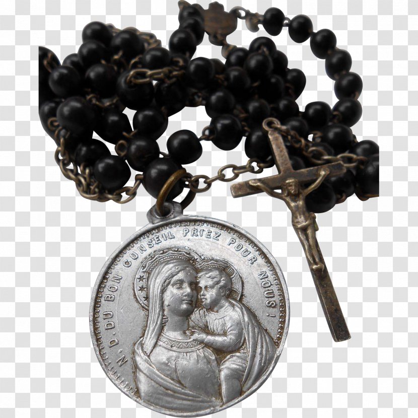 Bead Rosary Lourdes Jewellery Ruby Lane - Vintage Clothing Transparent PNG