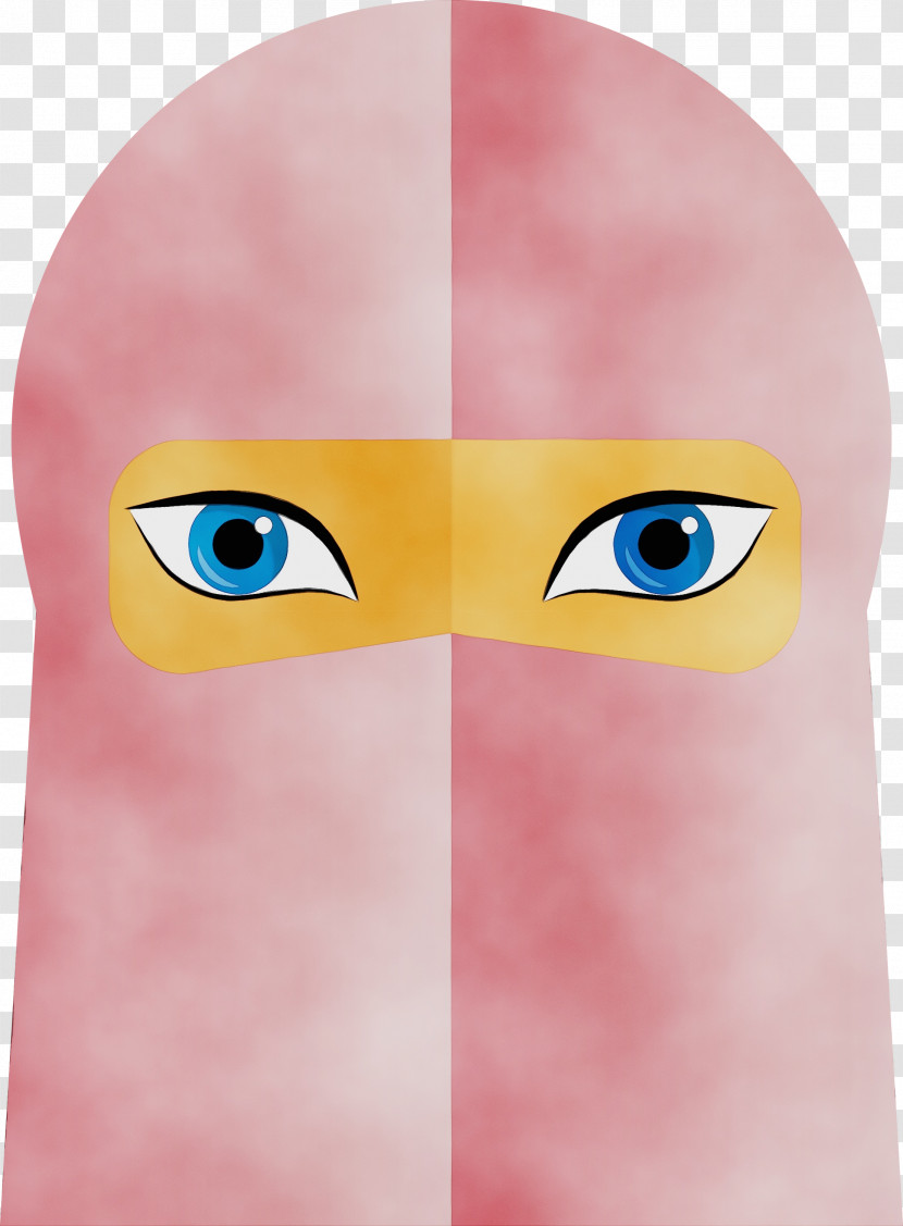 Face Pink Head Nose Textile Transparent PNG