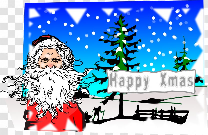 Santa Claus Mrs. Clip Art - Gift Transparent PNG