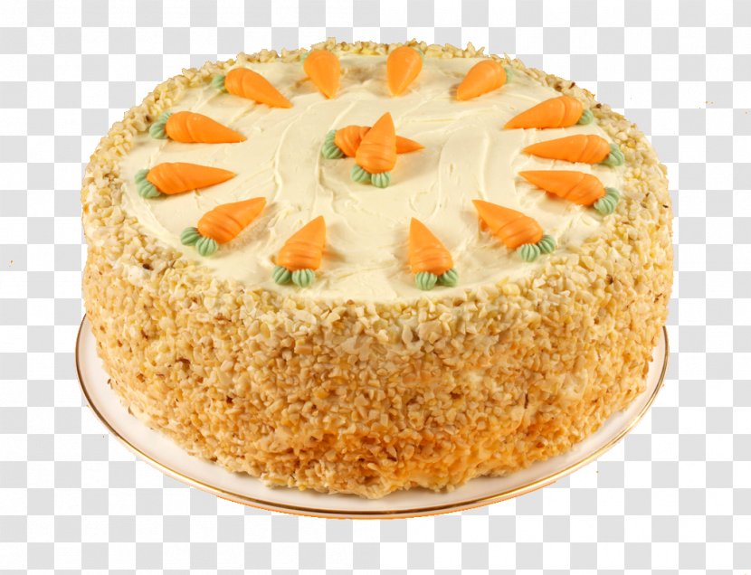 Torte Carrot Cake Icing Stock Photography - Food - Almonds Transparent PNG