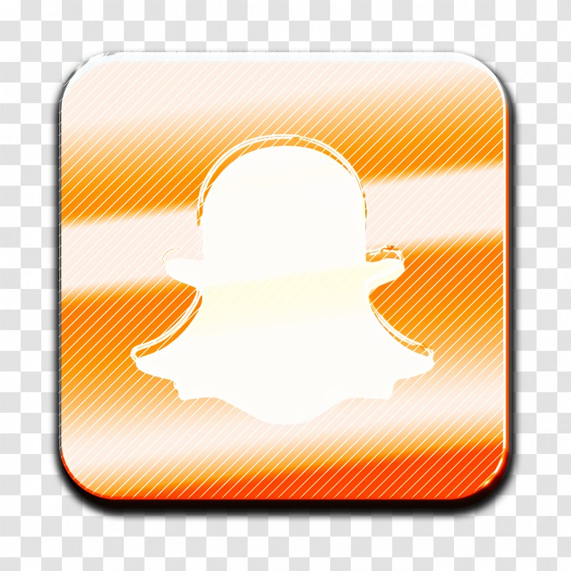 Social Media Icon - Yellow Orange Transparent PNG