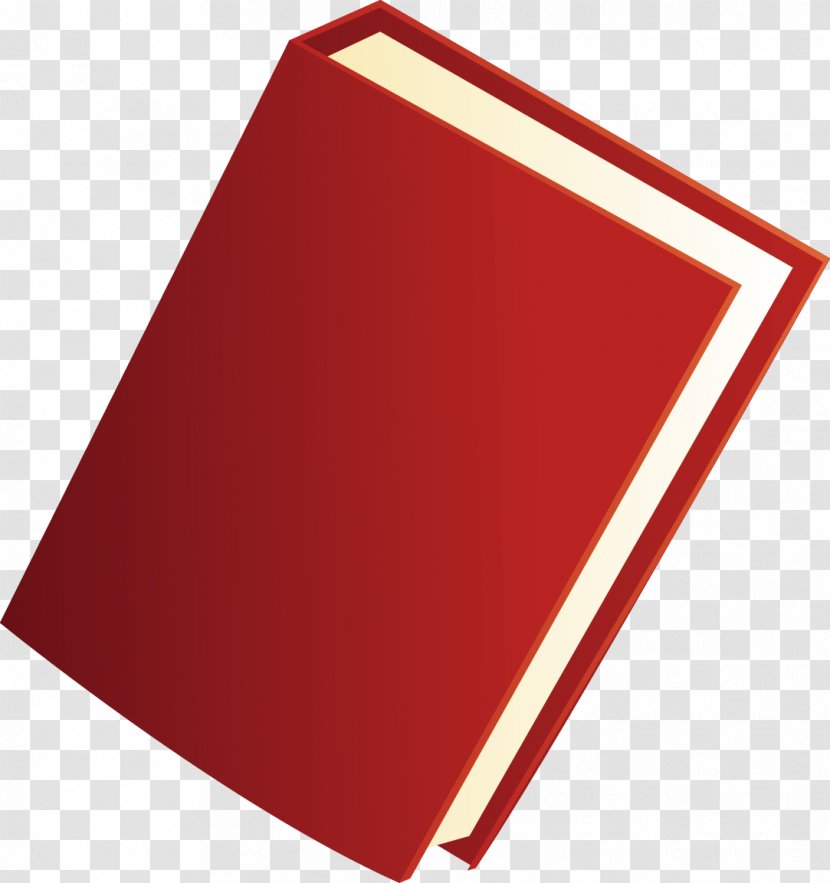 Paperback Book Red - Vector Cover Transparent PNG