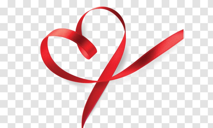 Clip Art Ribbon Heart Image - Awareness Transparent PNG