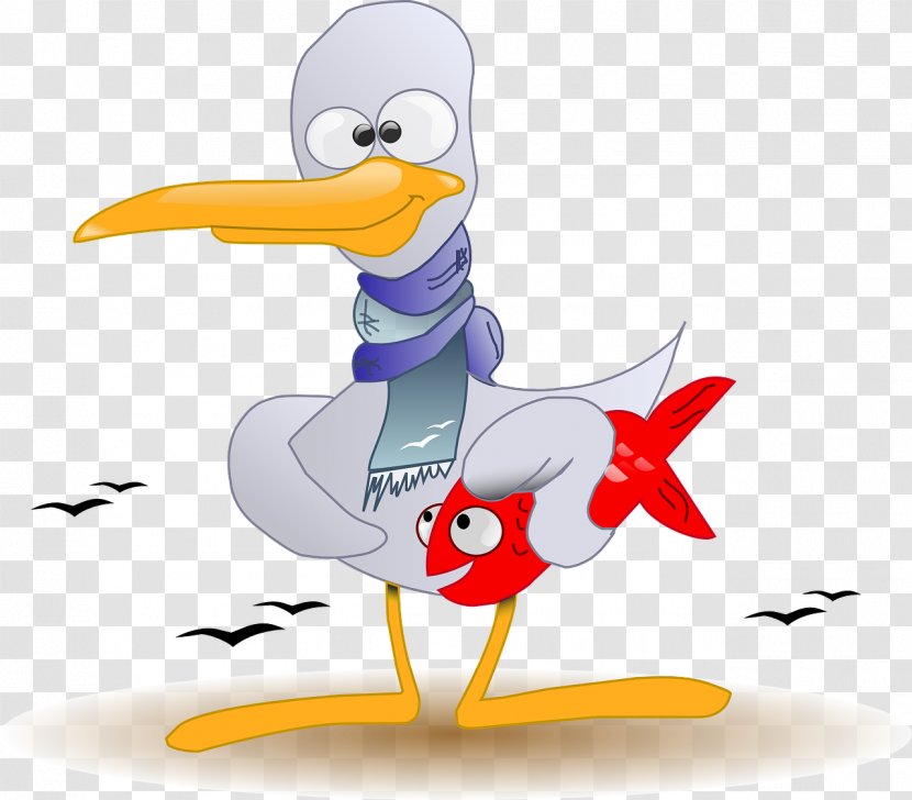 Animation Clip Art - Gull Transparent PNG