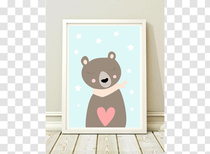 Nursery Child Bedroom Plakat Naukowy - Heart - A3 Poster Transparent PNG