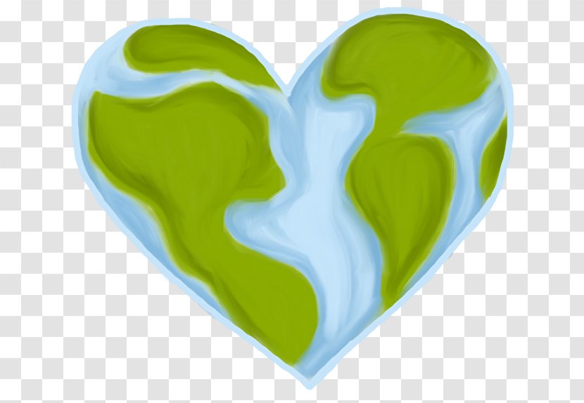 Earth World Clip Art - Heart Transparent PNG
