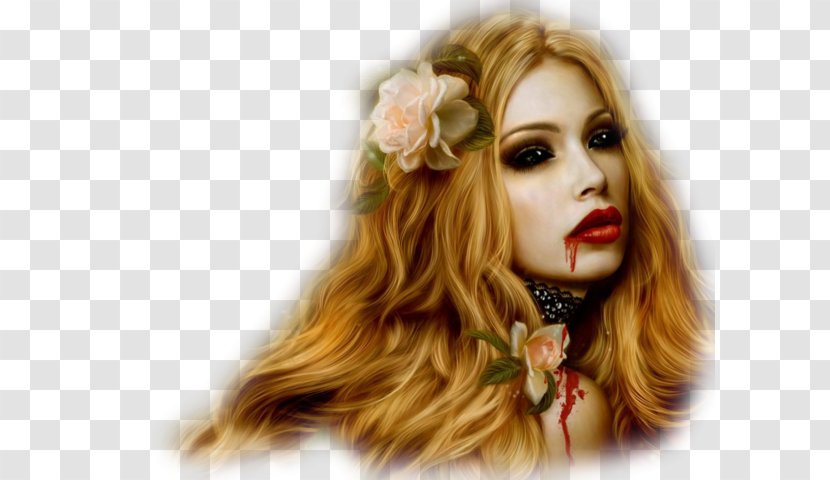 Vampire Werewolf Desktop Wallpaper Female Blond - Cartoon Transparent PNG