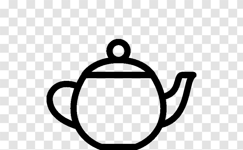 Teapot - Black And White - Kitchen Utensil Transparent PNG
