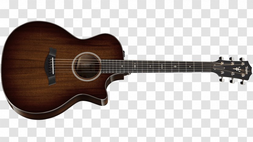 Taylor Guitars K24ce Acoustic-Electric Guitar Acoustic Cutaway - Watercolor Transparent PNG